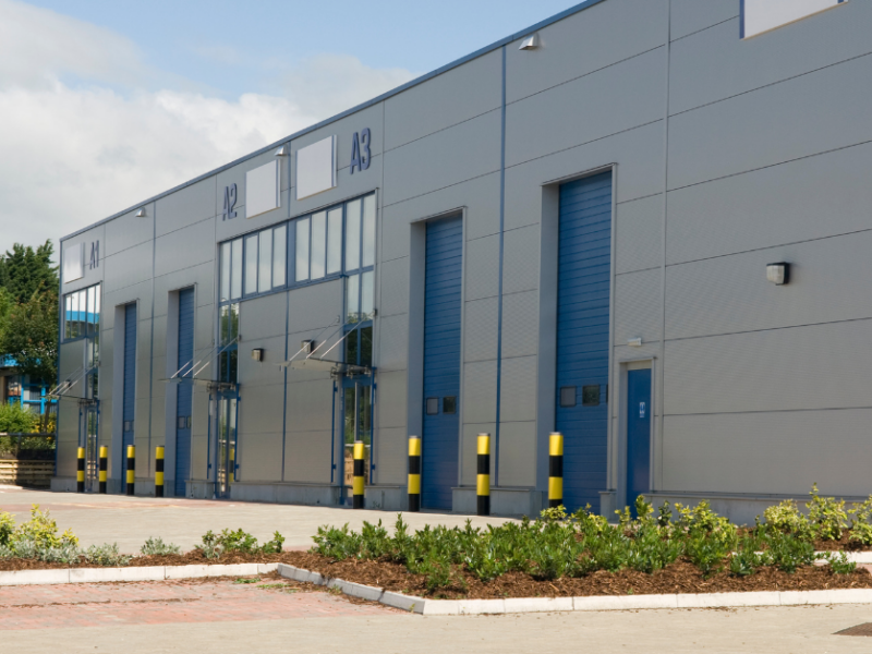 warehouse or shipping distribution centre