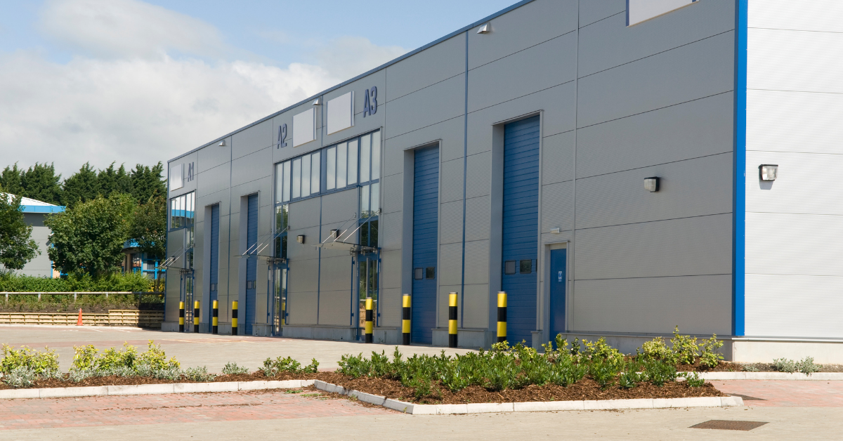 warehouse or shipping distribution centre