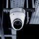 commercial security system image of a single security camera